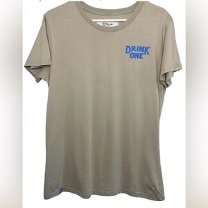 ✌️Dutch Bros small Gray with Blue “Drink One For Dane” Vintage 2009 Tee DB 1992